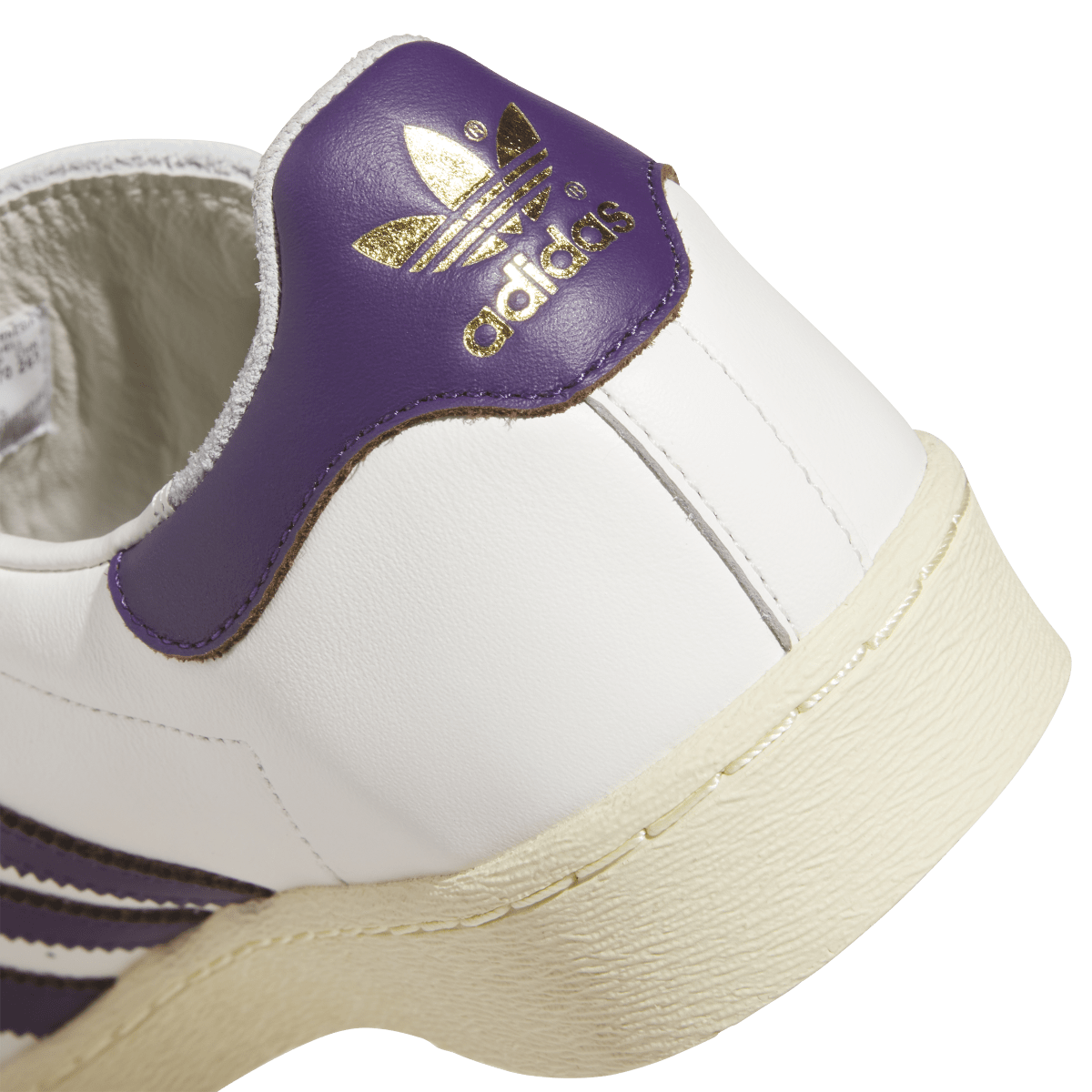 Overkicks - Adidas Jabbar Half Shell OG Off White Violet (JQ9595) - detalle lateral interior