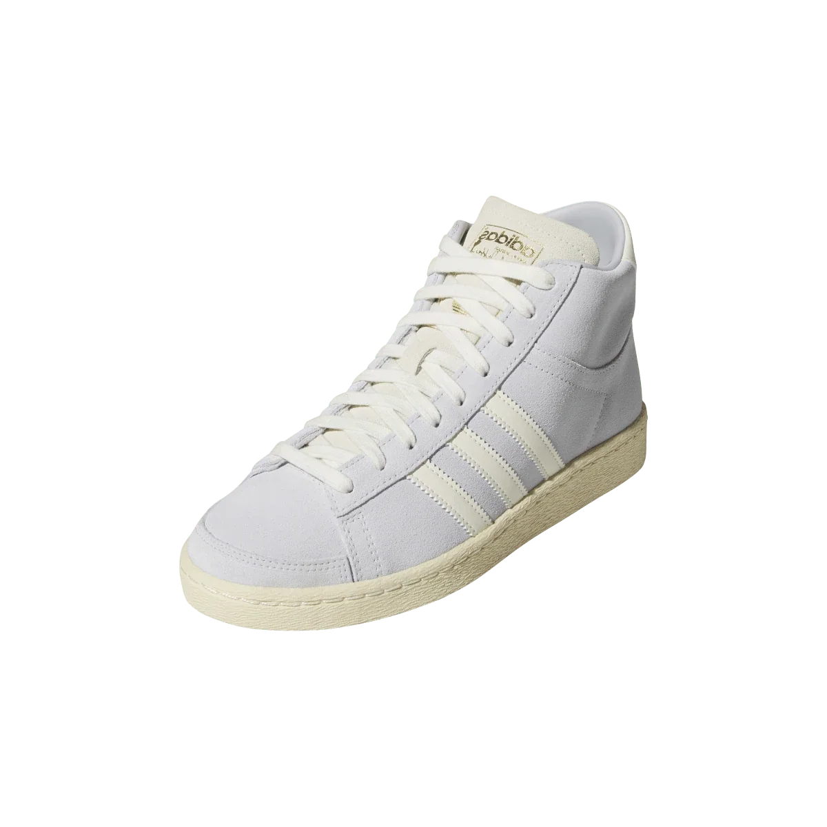 Overkicks - Adidas Jabbar Hi Halo Blue (Womens) (JQ8433) - vista trasera
