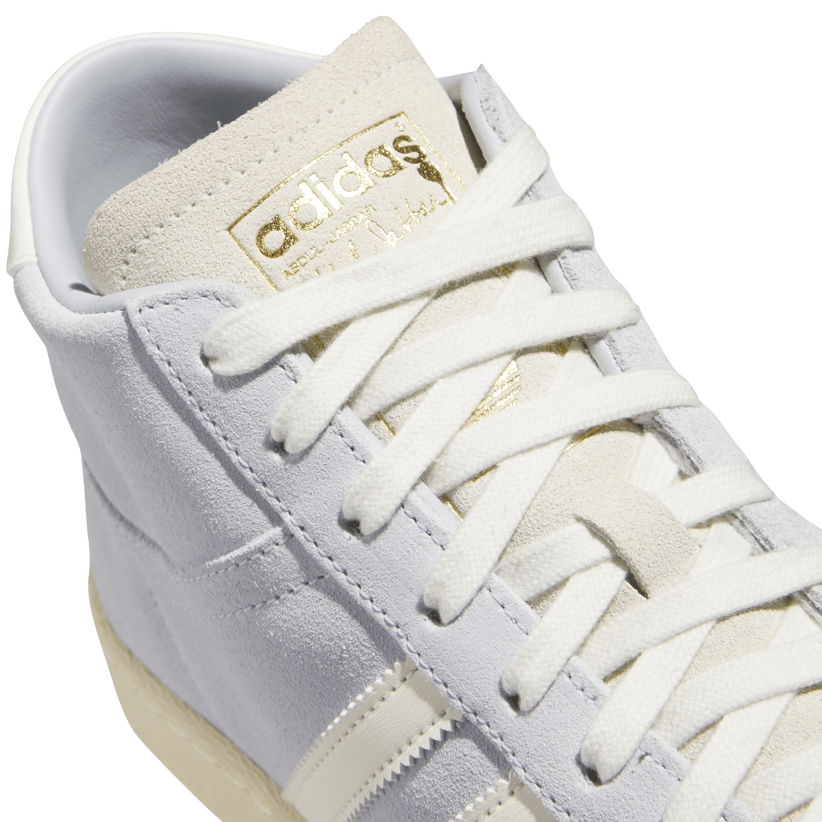 Overkicks - Adidas Jabbar Hi Halo Blue (Womens) (JQ8433) - detalle lateral interior