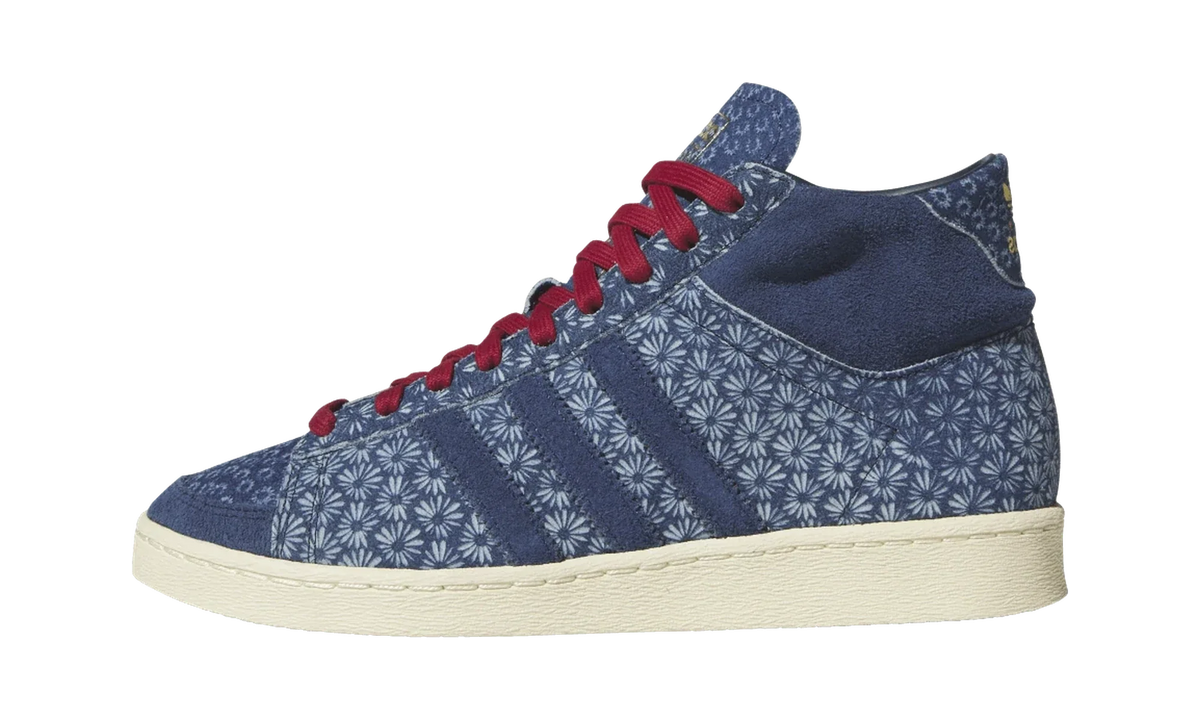 Overkicks - Adidas Jabbar Hi Western Denim Night Indigo (JS0813) - vista lateral