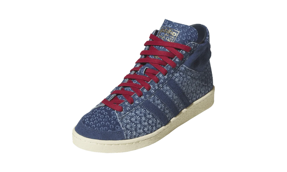 Overkicks - Adidas Jabbar Hi Western Denim Night Indigo (JS0813) - vista trasera