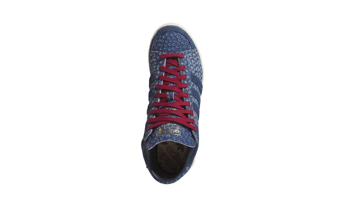 Overkicks - Adidas Jabbar Hi Western Denim Night Indigo (JS0813) - par completo