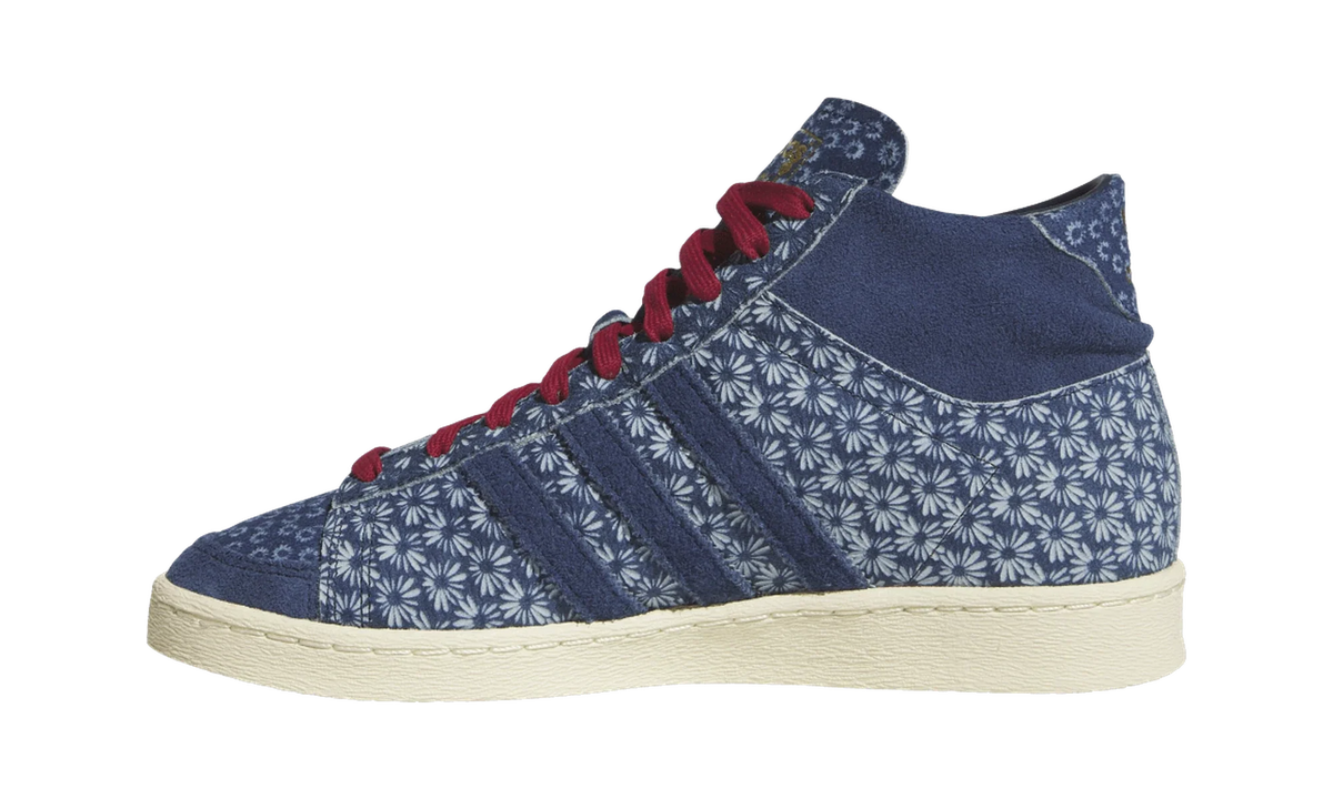 Overkicks - Adidas Jabbar Hi Western Denim Night Indigo (JS0813) - detalle talon
