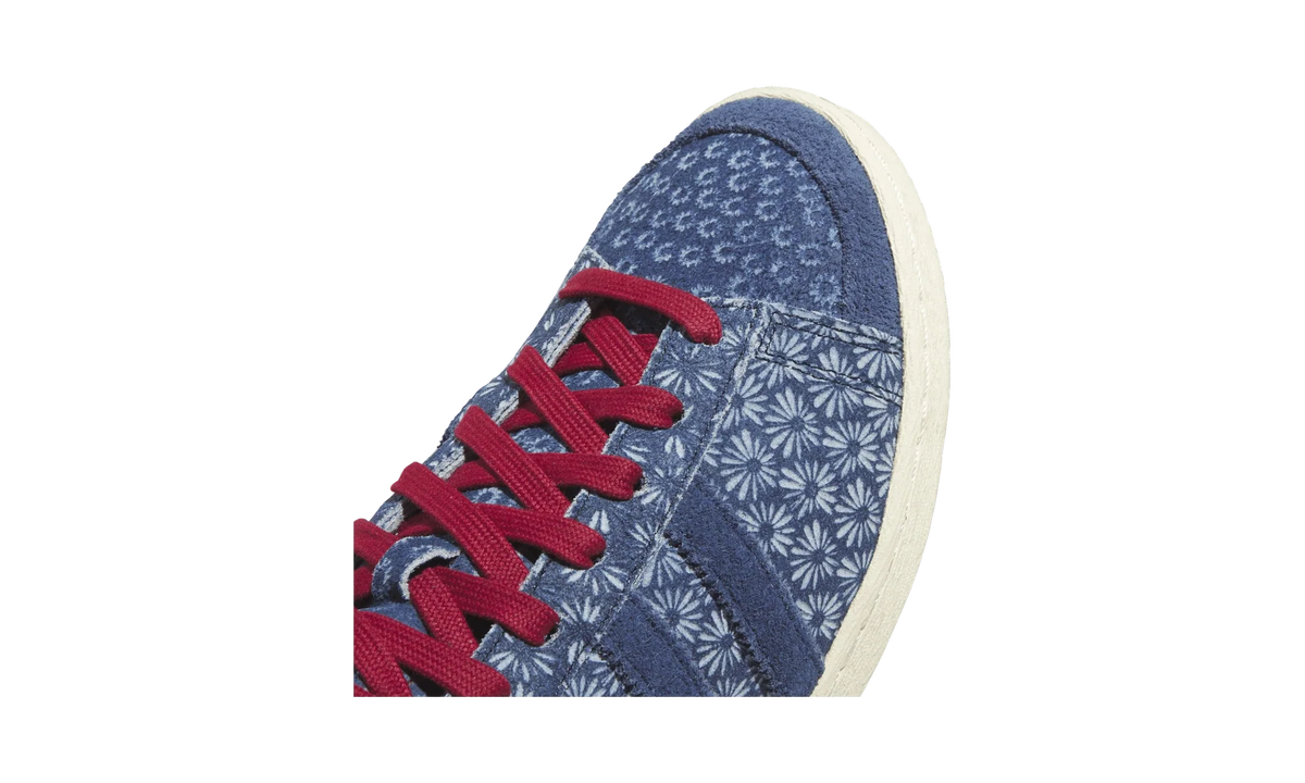 Overkicks - Adidas Jabbar Hi Western Denim Night Indigo (JS0813) - detalle lateral interior