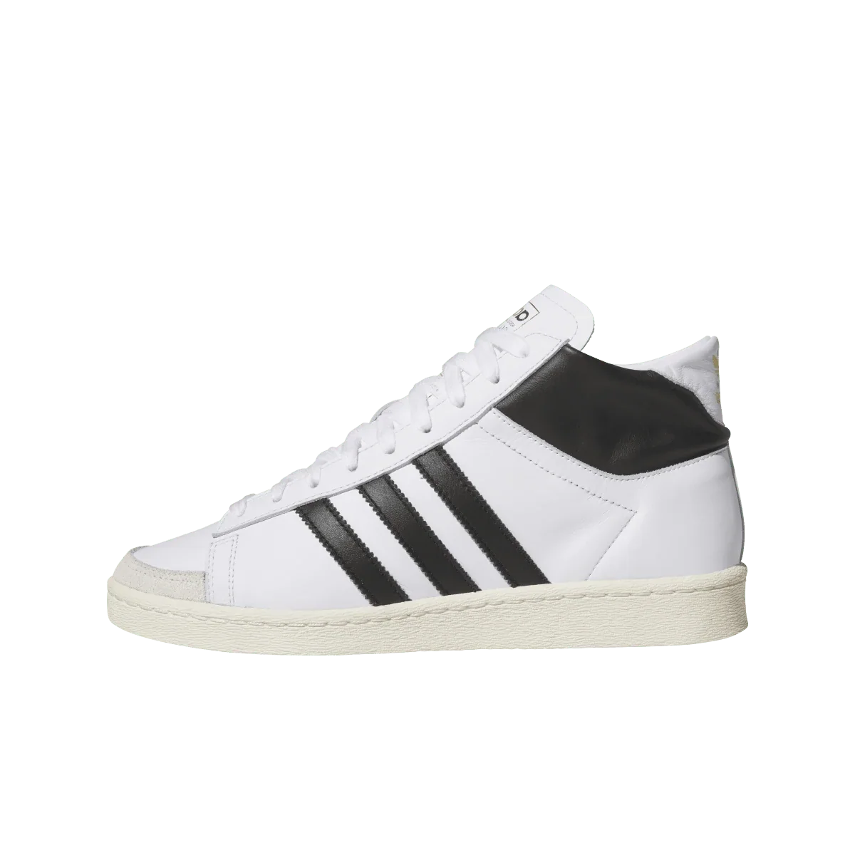 Overkicks - Adidas Jabbar Hi White Black (JI3445) - vista lateral