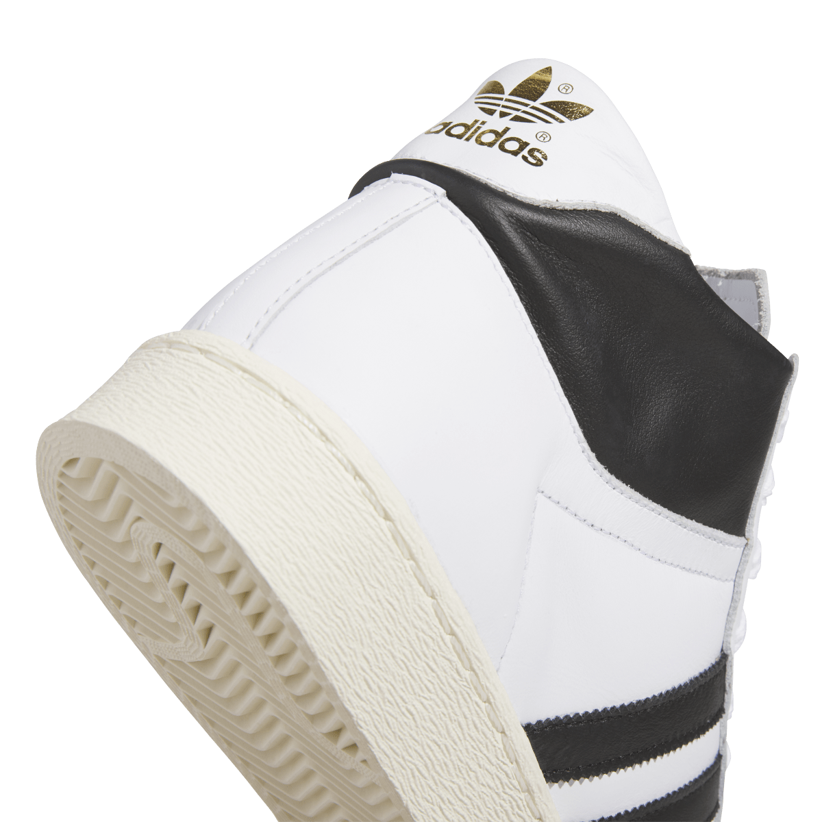Overkicks - Adidas Jabbar Hi White Black (JI3445) - detalle lateral interior