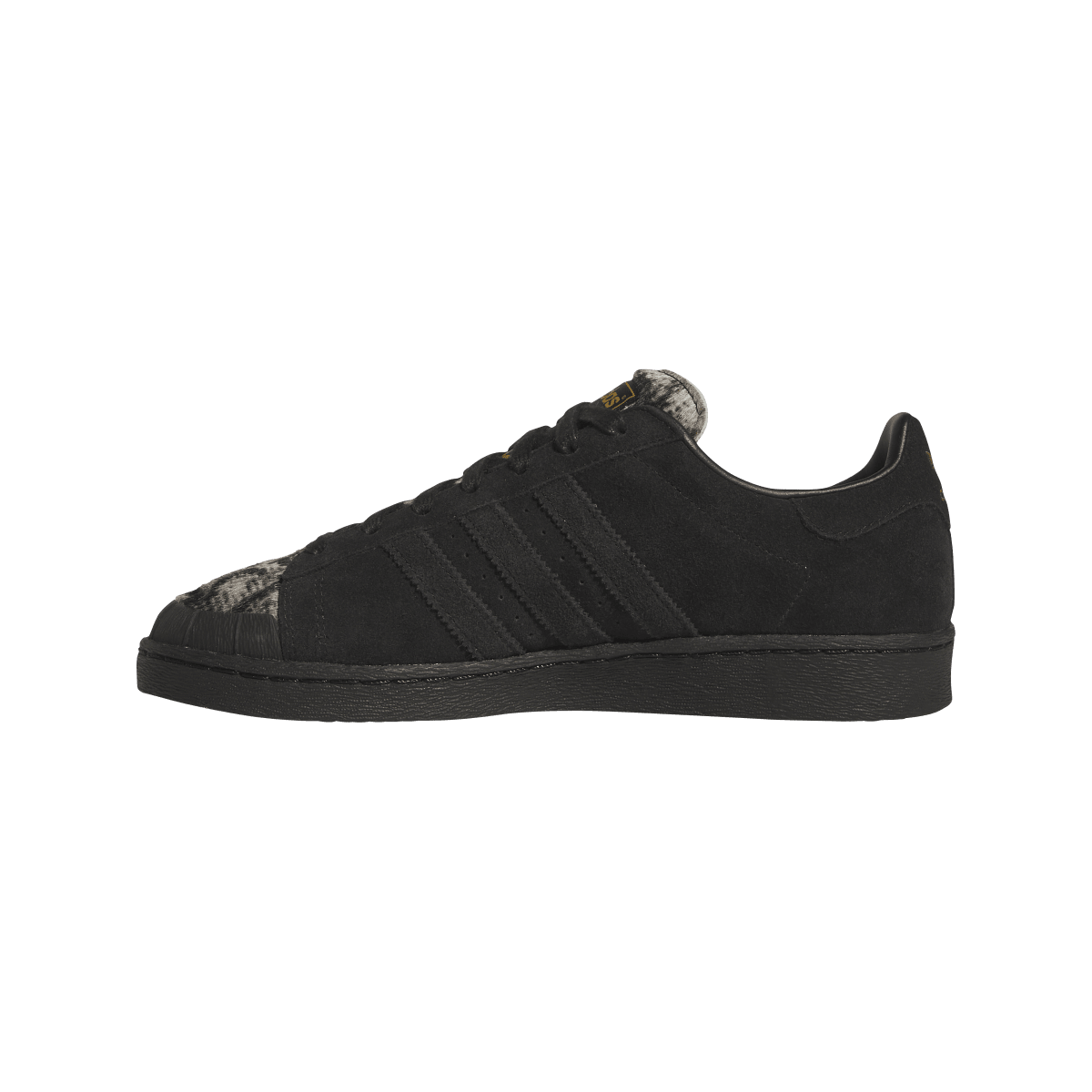 Overkicks - Adidas Jabbar Lo Black Snakeskin (KJ4281) - detalle talon