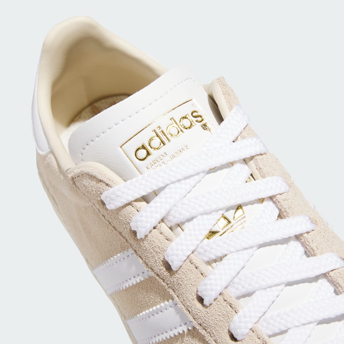 Overkicks - Adidas Jabbar Lo Crystal Linen White (Womens) (JQ4435) - detalle