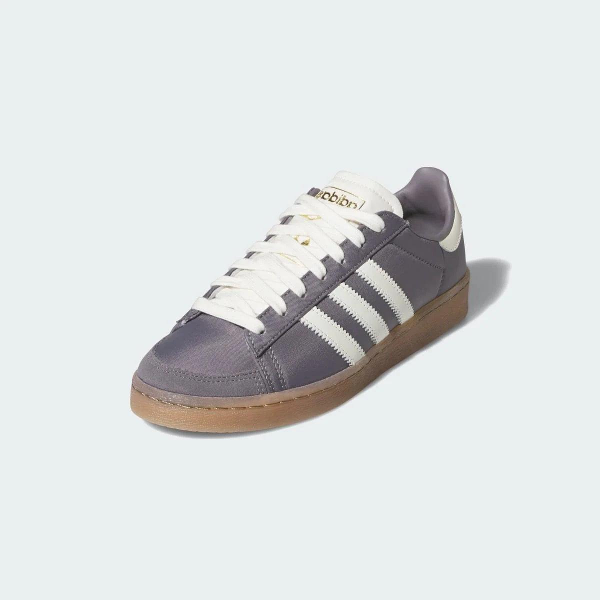 Overkicks - Adidas Jabbar Lo Shadow Violet Off White Gum (Womens) (KI6565) - vista trasera