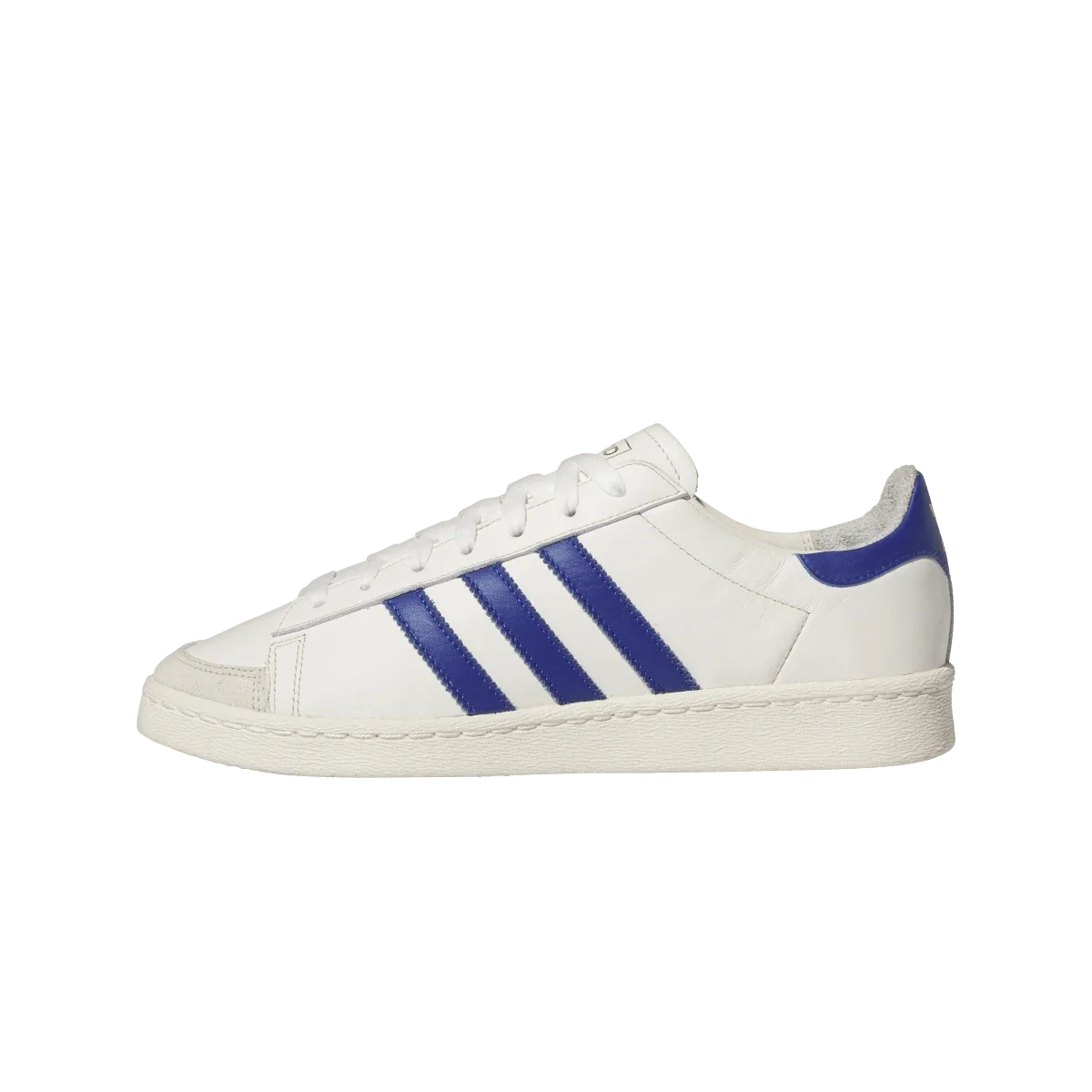 Overkicks - Adidas Jabbar Low Off White Collegiate Royal (JI0150) - vista lateral