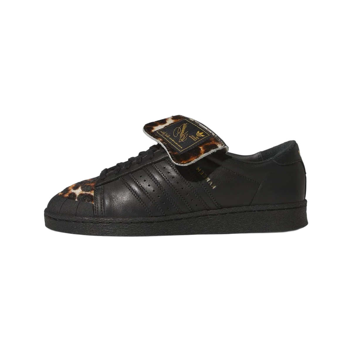 Overkicks - Adidas Jabbar Low Willy Chavarria Black Cheetah (KK3692) - vista lateral