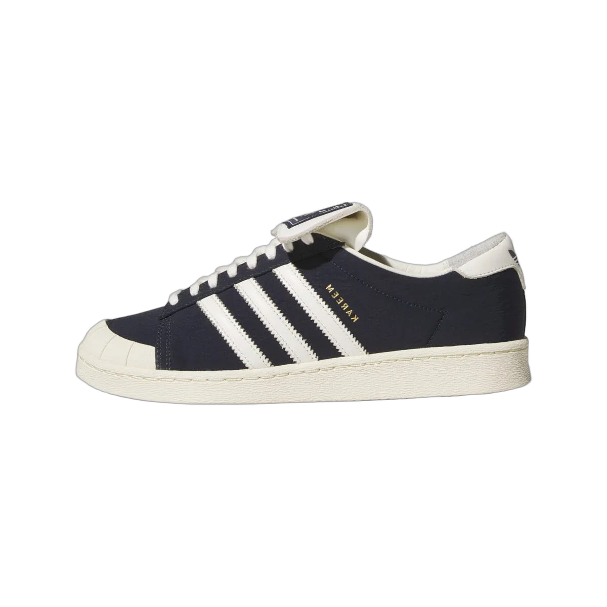 Overkicks - Adidas Jabbar Low Willy Chavarria Legend Ink Off White (KJ4550) - vista lateral