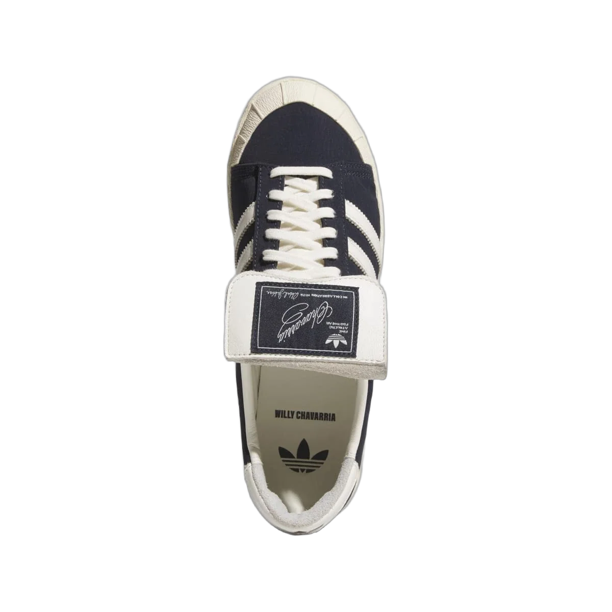 Overkicks - Adidas Jabbar Low Willy Chavarria Legend Ink Off White (KJ4550) - vista trasera