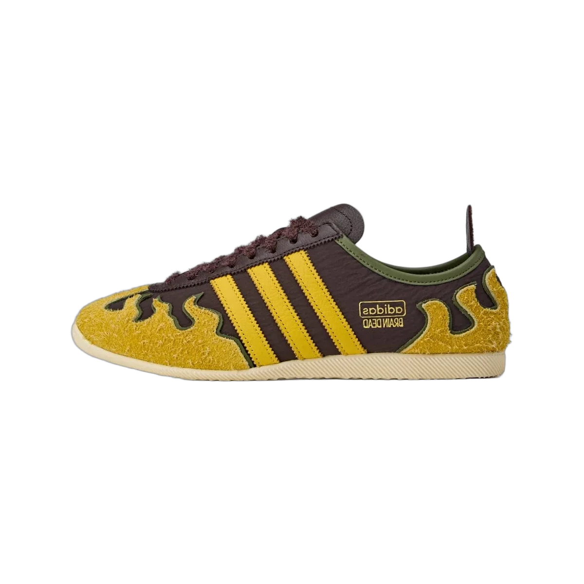 Overkicks - Adidas Japan Brain Dead Brown Hazel Yellow (JQ6789) - vista lateral