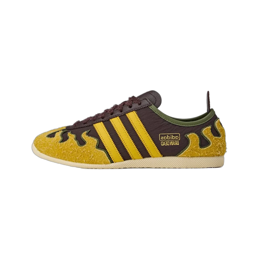 Overkicks - Adidas Japan Brain Dead Brown Hazel Yellow (JQ6789) - vista lateral