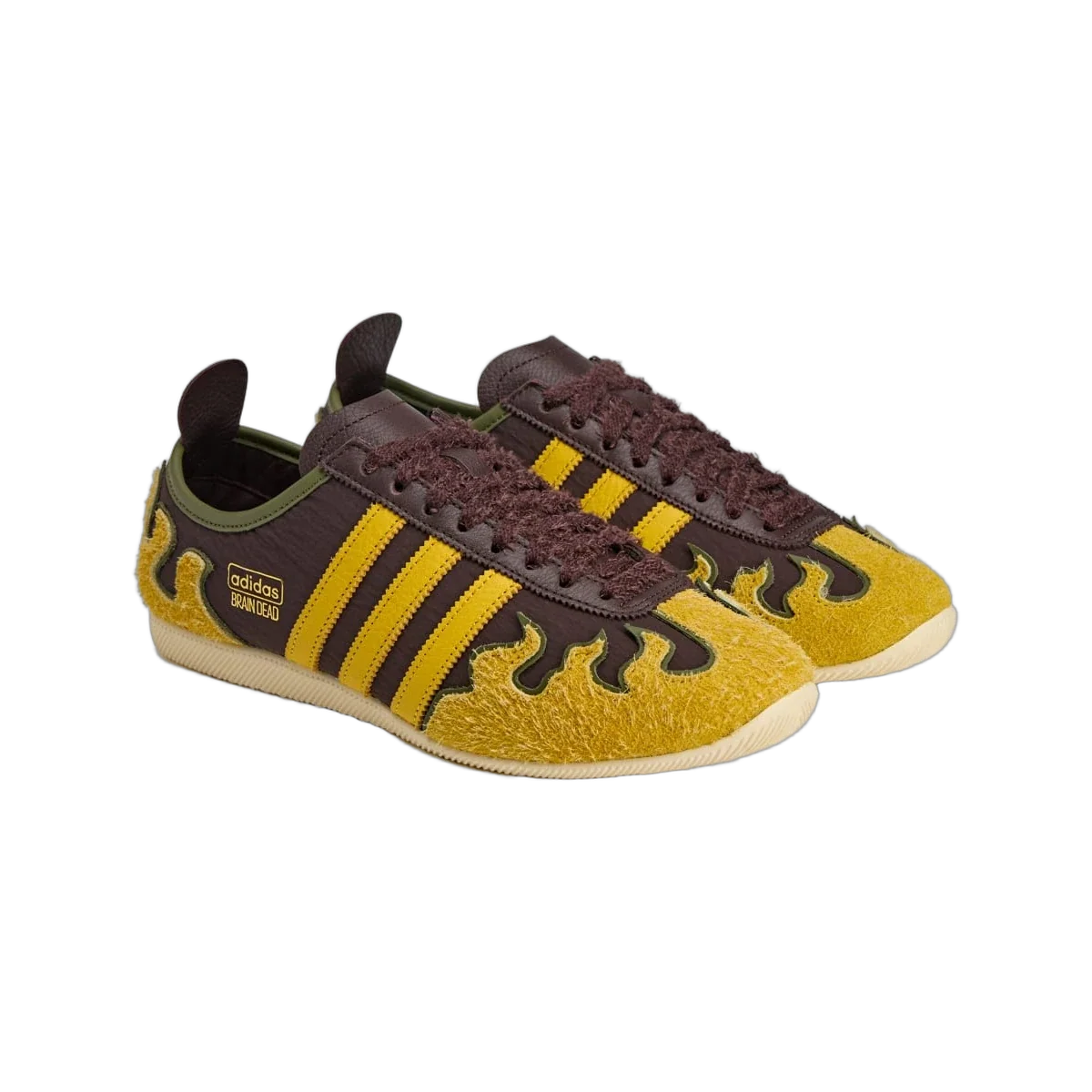 Overkicks - Adidas Japan Brain Dead Brown Hazel Yellow (JQ6789) - detalle suela