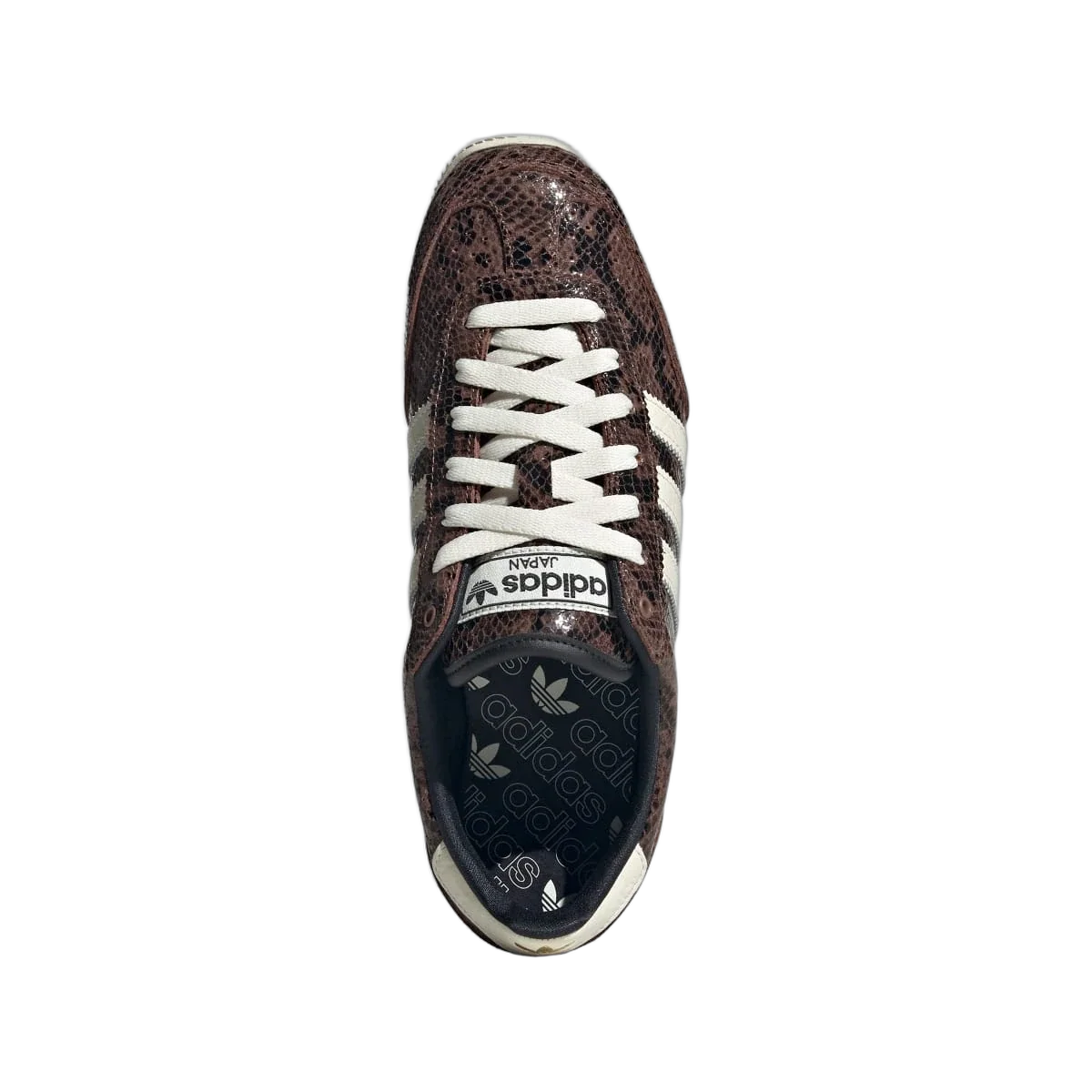 Overkicks - Adidas Japan Brown Snakeskin (Womens) (JS4022) - vista trasera