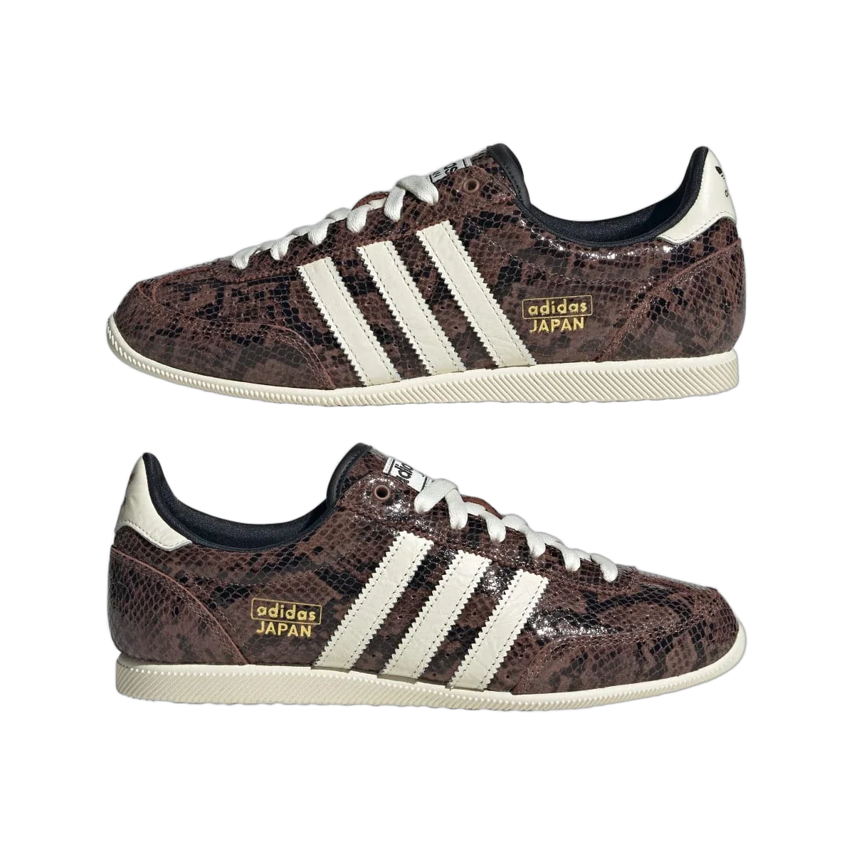 Overkicks - Adidas Japan Brown Snakeskin (Womens) (JS4022) - detalle lateral interior