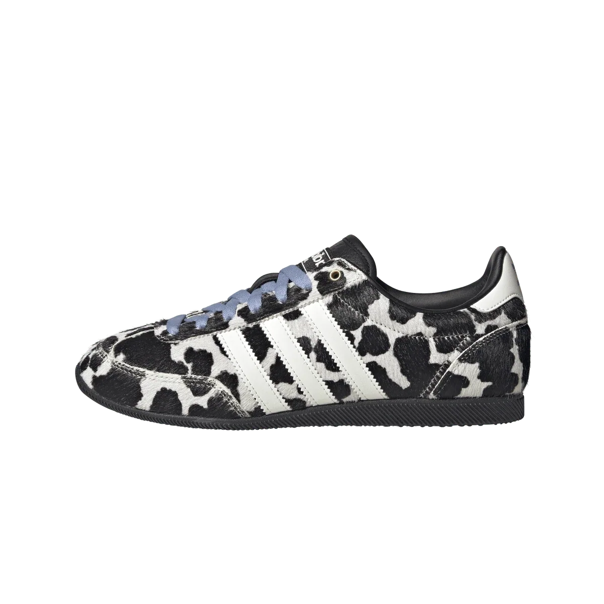 Overkicks - Adidas Japan Cow Print Black Cream White (Womens) (KK2674) - vista lateral