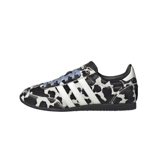 Overkicks - Adidas Japan Cow Print Black Cream White (Womens) (KK2674) - vista lateral