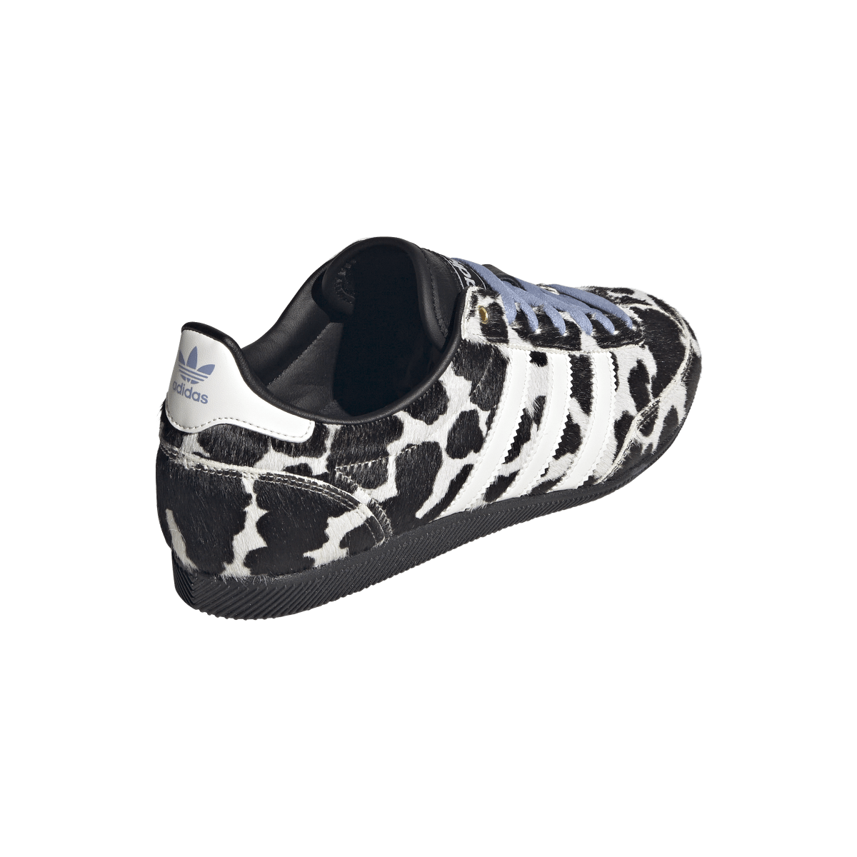 Overkicks - Adidas Japan Cow Print Black Cream White (Womens) (KK2674) - vista superior