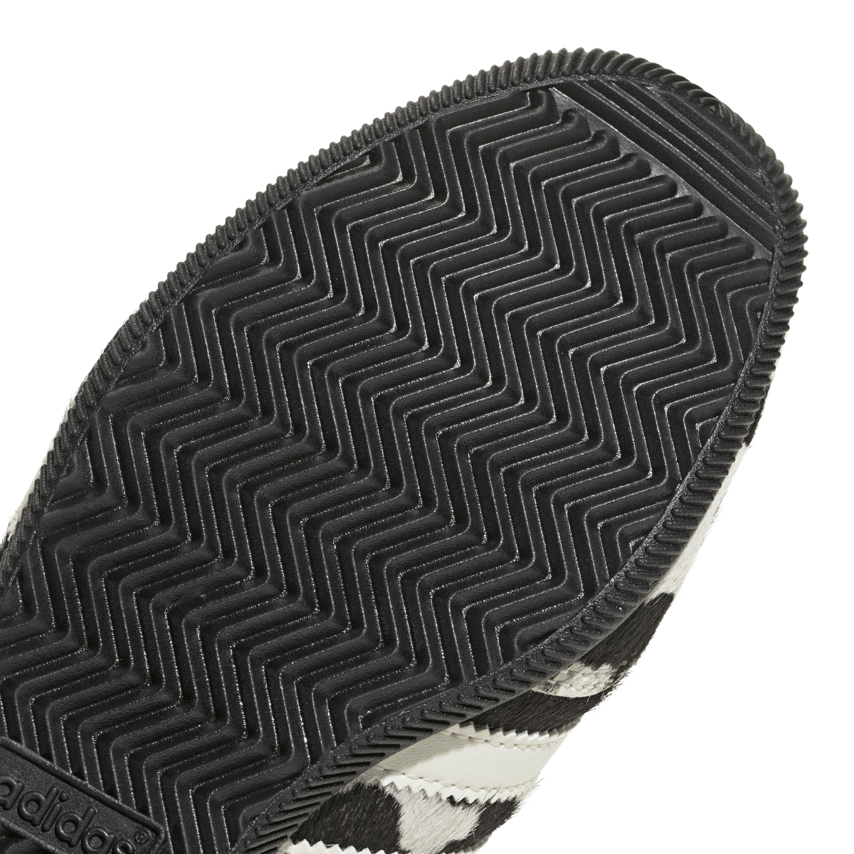 Overkicks - Adidas Japan Cow Print Black Cream White (Womens) (KK2674) - detalle lateral interior
