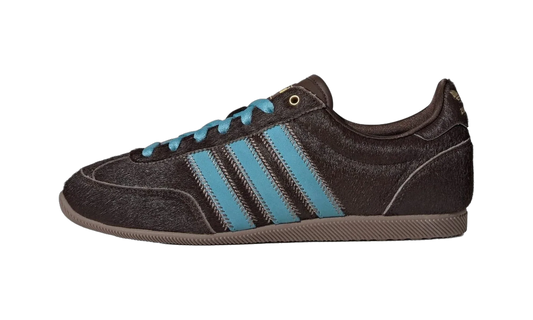 Overkicks - Adidas Japan Dark Brown Preloved Blue Pony (Womens) (JS4028) - vista lateral