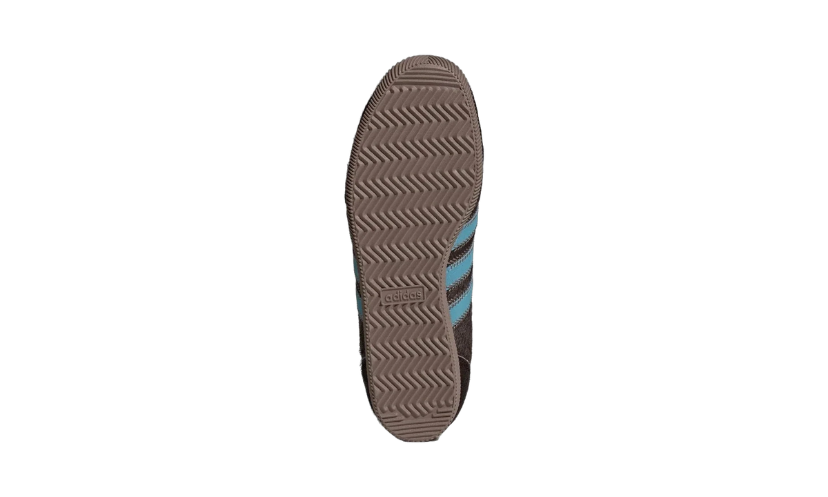 Overkicks - Adidas Japan Dark Brown Preloved Blue Pony (Womens) (JS4028) - par completo