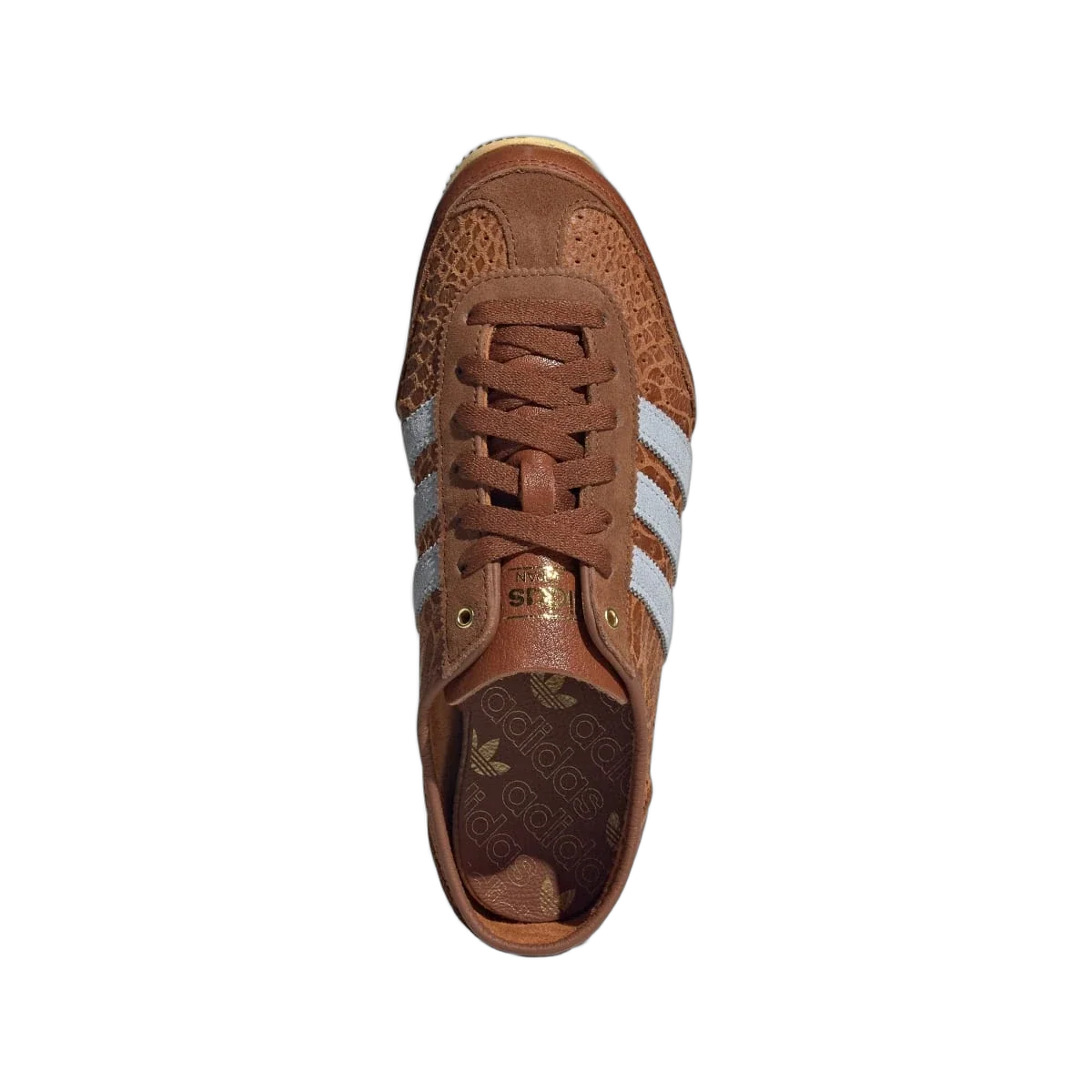 Overkicks - Adidas Japan Decon Croc Dusky Bronze Crystal Sky (Womens) (IH1622) - vista trasera
