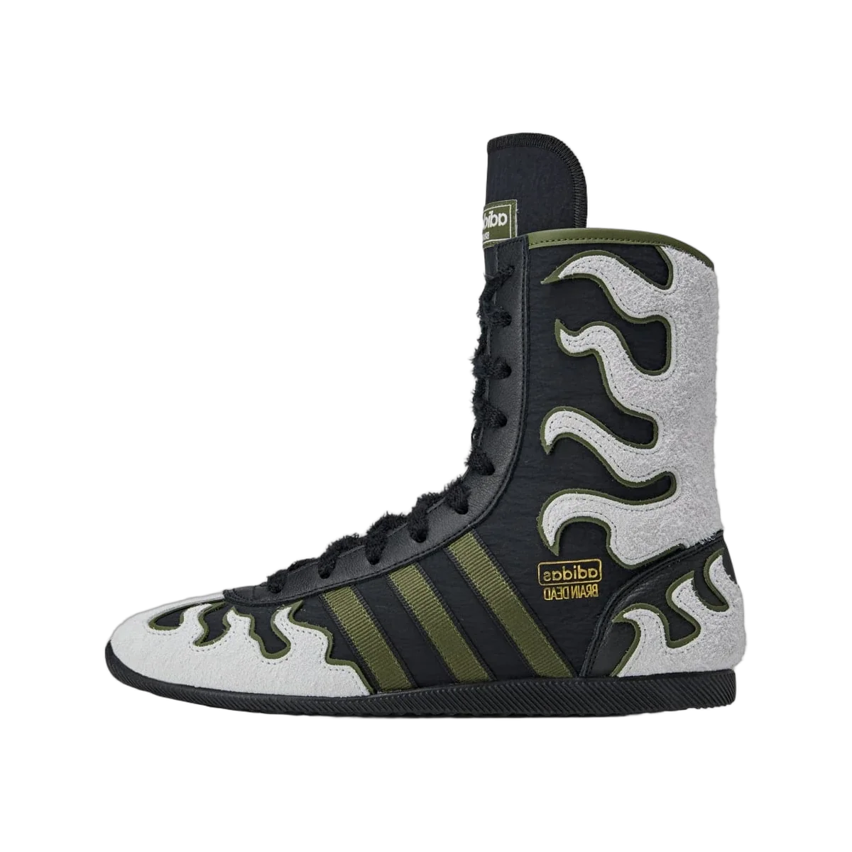Overkicks - Adidas Japan H Brain Dead Black White (JQ6790) - vista lateral