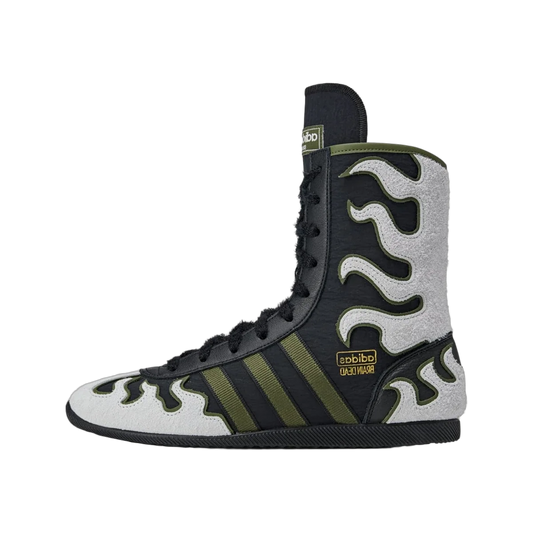 Overkicks - Adidas Japan H Brain Dead Black White (JQ6790) - vista lateral