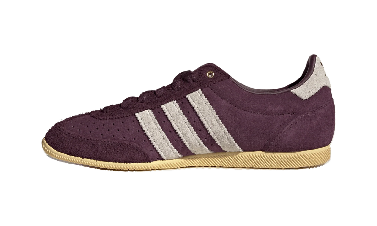 Overkicks - Adidas Japan Maroon Cream White (Womens) (KJ6153) - detalle talon