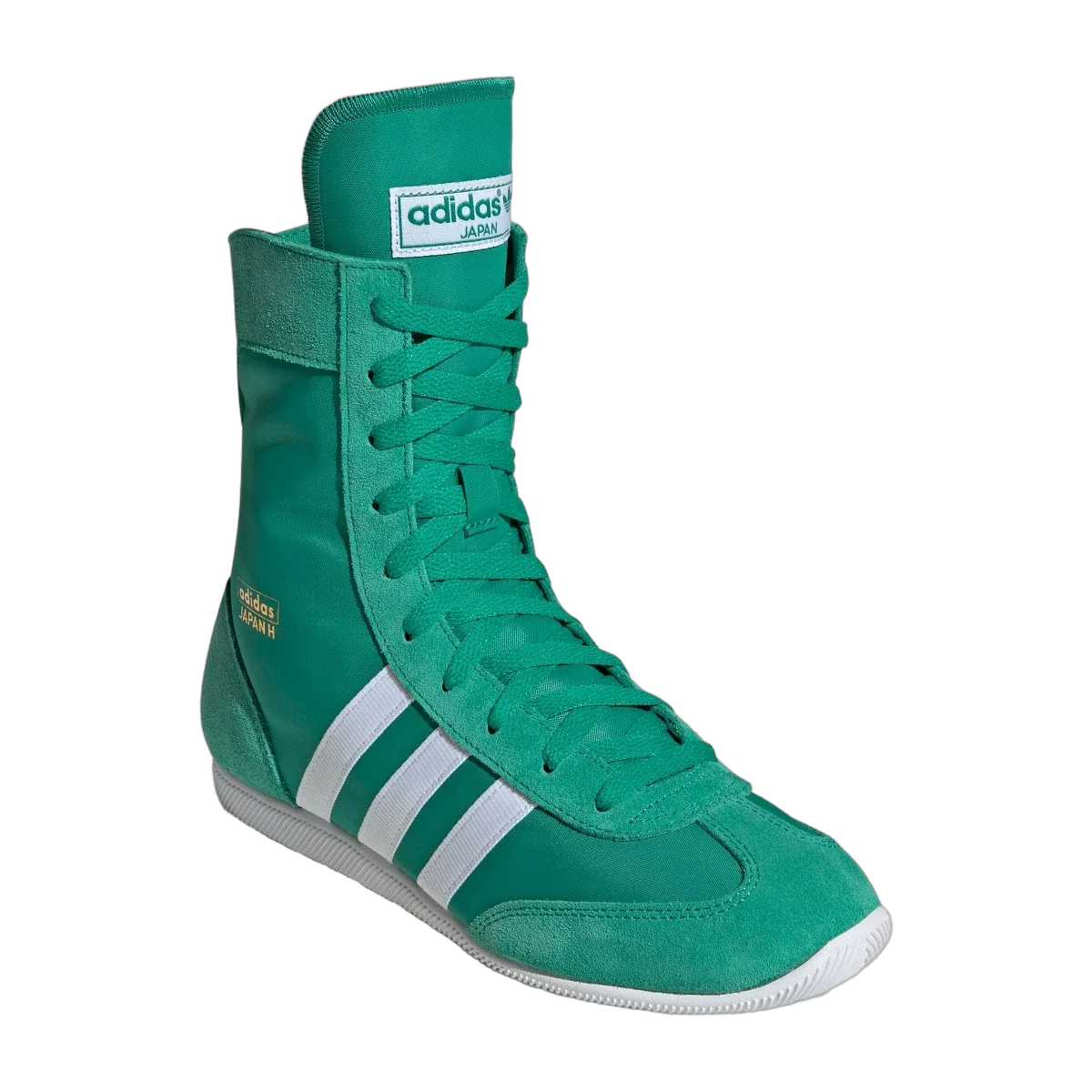 Overkicks - Adidas Japan Mid Court Green White (Womens) (JP9933) - detalle suela