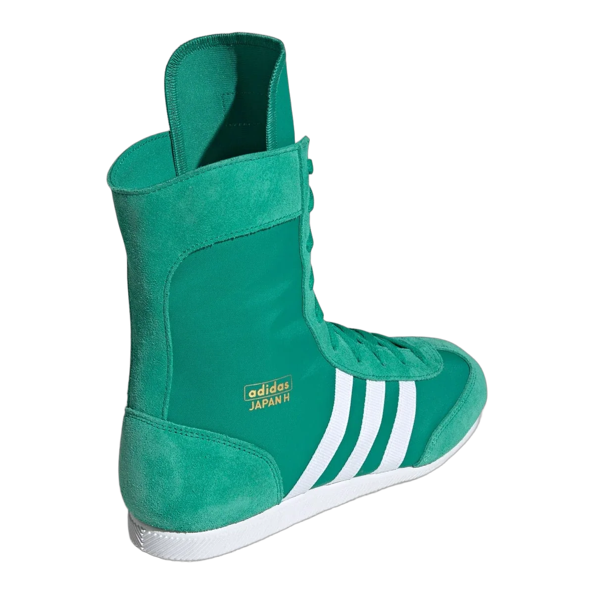 Overkicks - Adidas Japan Mid Court Green White (Womens) (JP9933) - vista superior