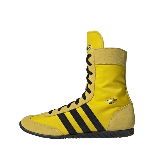 Overkicks - Adidas Japan Mid Yellow Black (Womens) (JS4031) - vista lateral