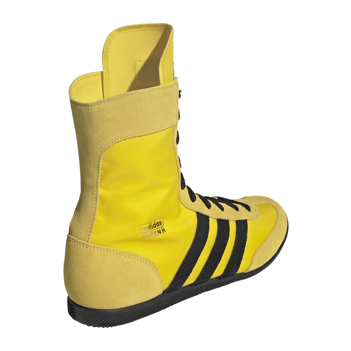 Overkicks - Adidas Japan Mid Yellow Black (Womens) (JS4031) - vista superior