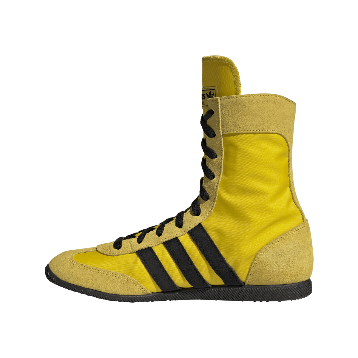 Overkicks - Adidas Japan Mid Yellow Black (Womens) (JS4031) - detalle talon