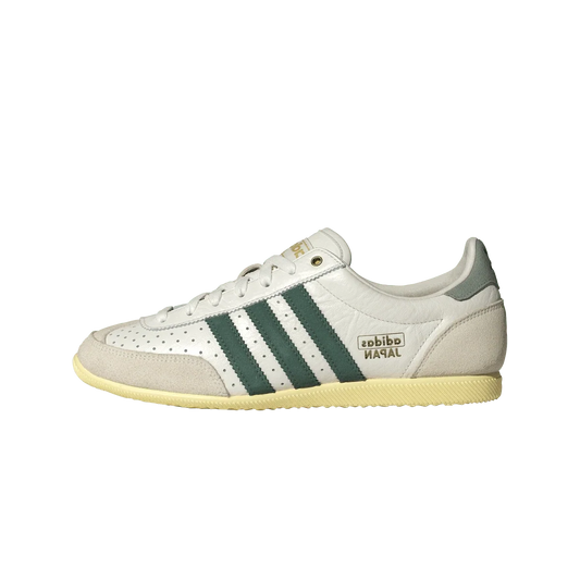 Overkicks - Adidas Japan Off White Collegiate Green Orange Tint (Womens) (JI2663) - vista lateral