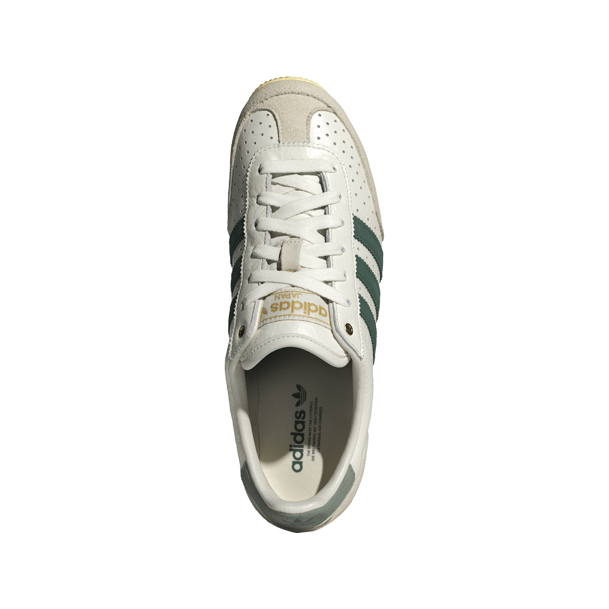 Overkicks - Adidas Japan Off White Collegiate Green Orange Tint (Womens) (JI2663) - par completo