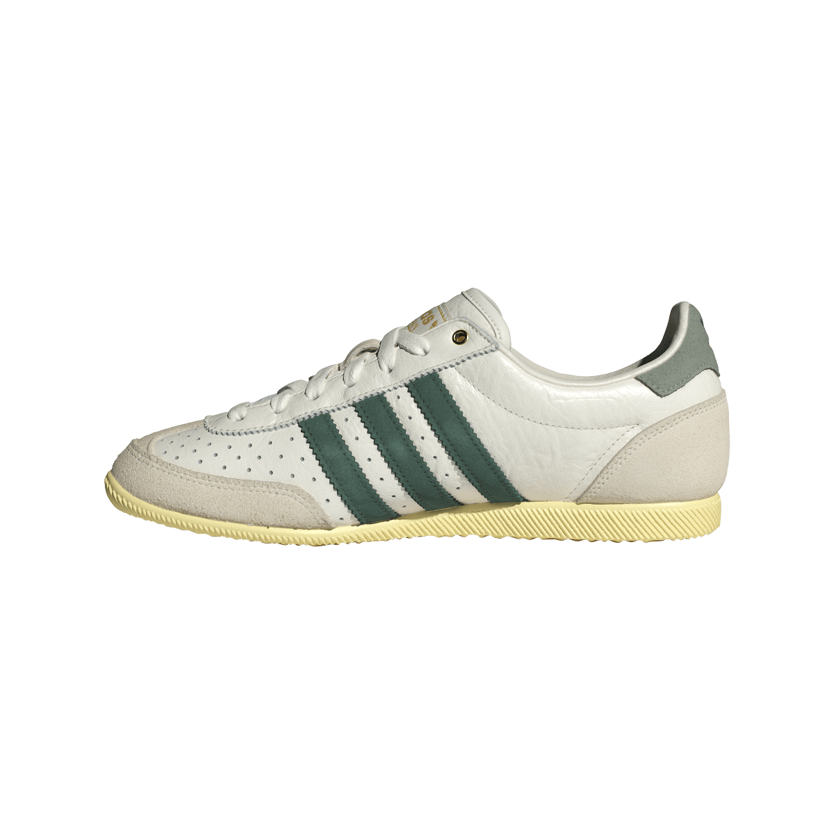 Overkicks - Adidas Japan Off White Collegiate Green Orange Tint (Womens) (JI2663) - detalle talon