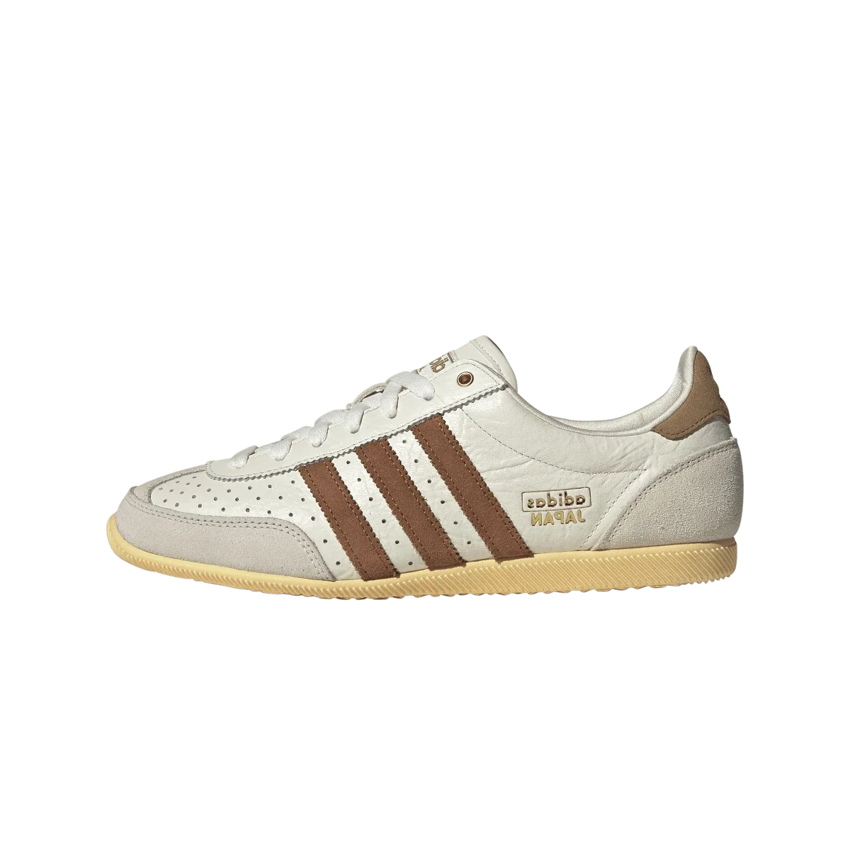 Overkicks - Adidas Japan Off White Dusky Bronze Brown (Womens) (IH1600) - vista lateral