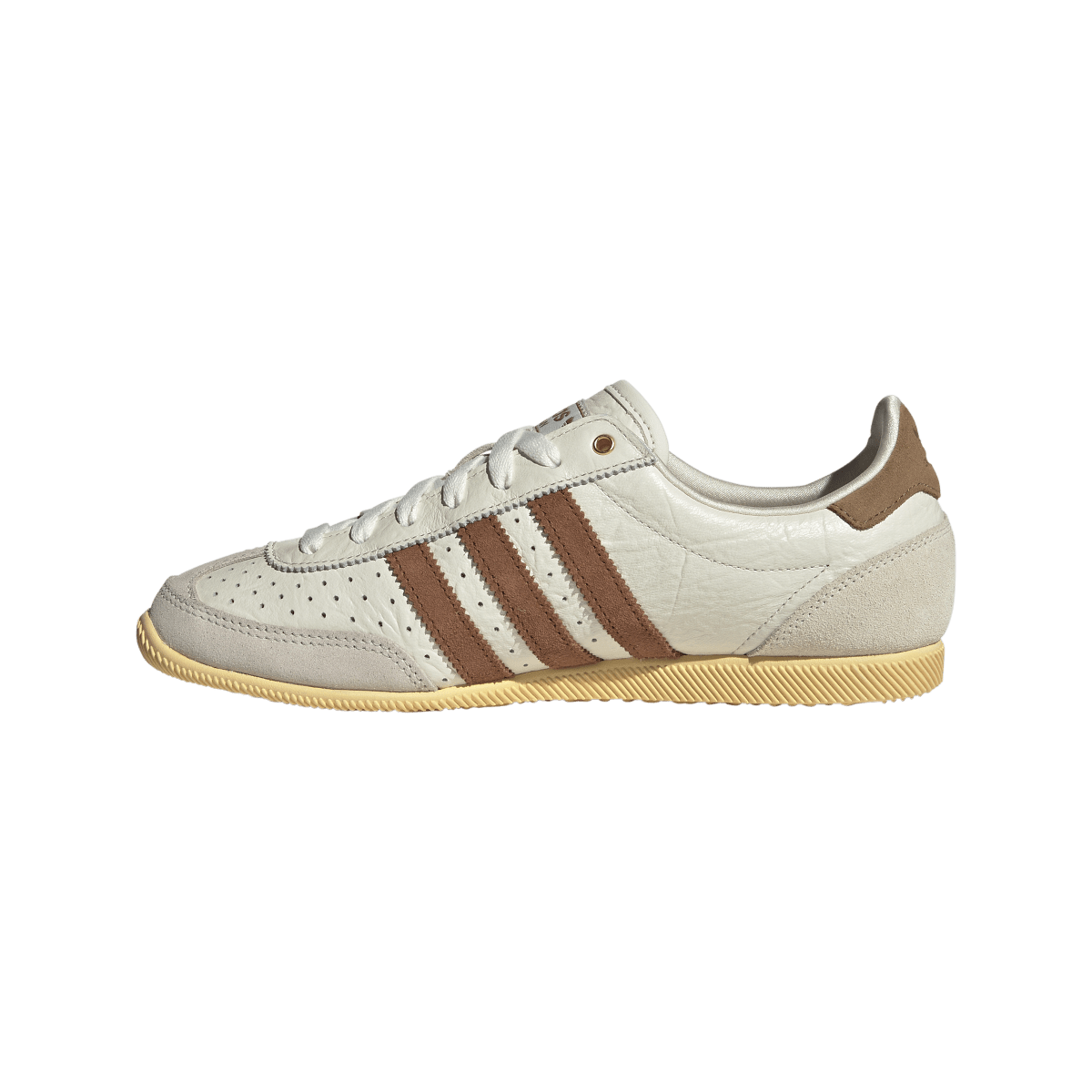 Overkicks - Adidas Japan Off White Dusky Bronze Brown (Womens) (IH1600) - detalle talon