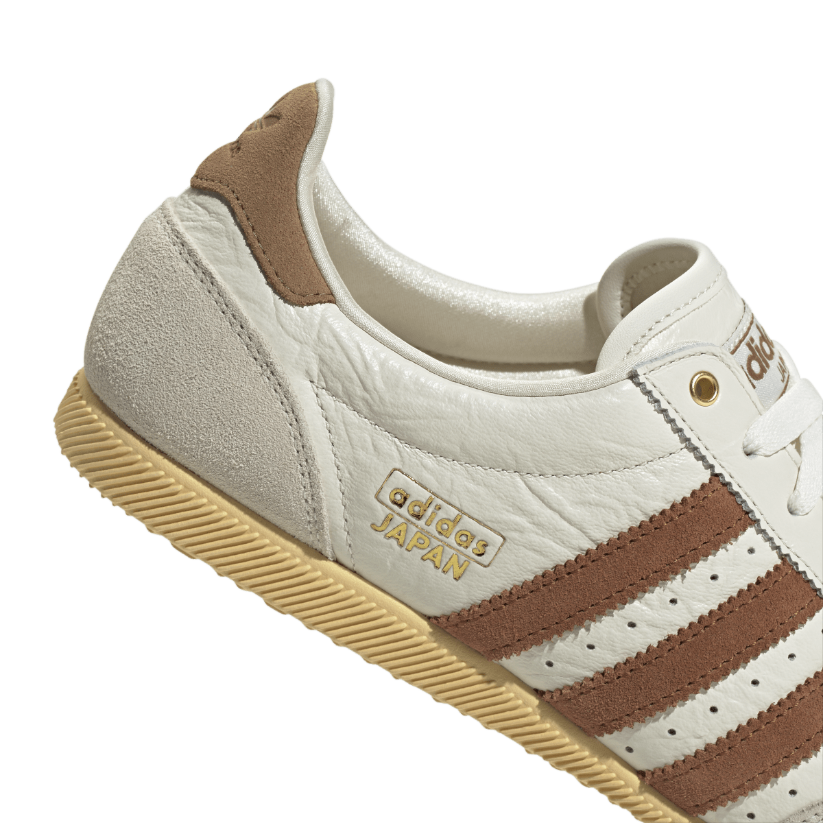 Overkicks - Adidas Japan Off White Dusky Bronze Brown (Womens) (IH1600) - detalle lateral interior