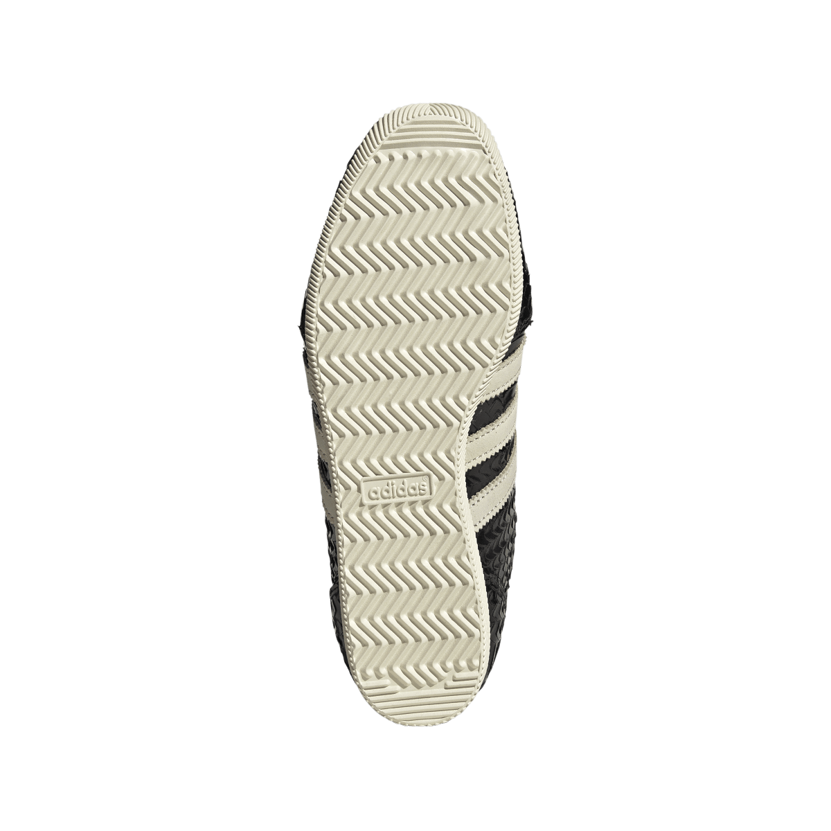 Overkicks - Adidas Japan Patent Snakeskin Black Off White (Womens) (KH9016) - detalle suela