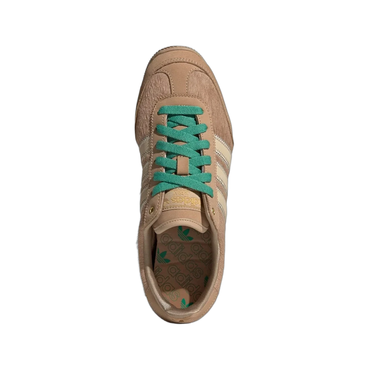 Overkicks - Adidas Japan Warm Sandstone Crystal Sand Pony (Womens) (JP6148) - vista trasera