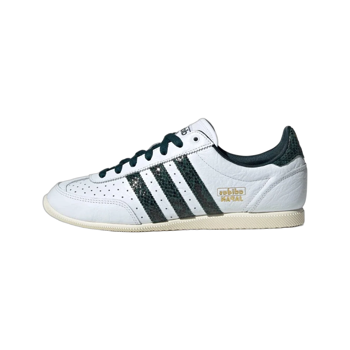 Overkicks - Adidas Japan White Aurora Ivy Snakeskin (Womens) (JQ9062) - vista lateral