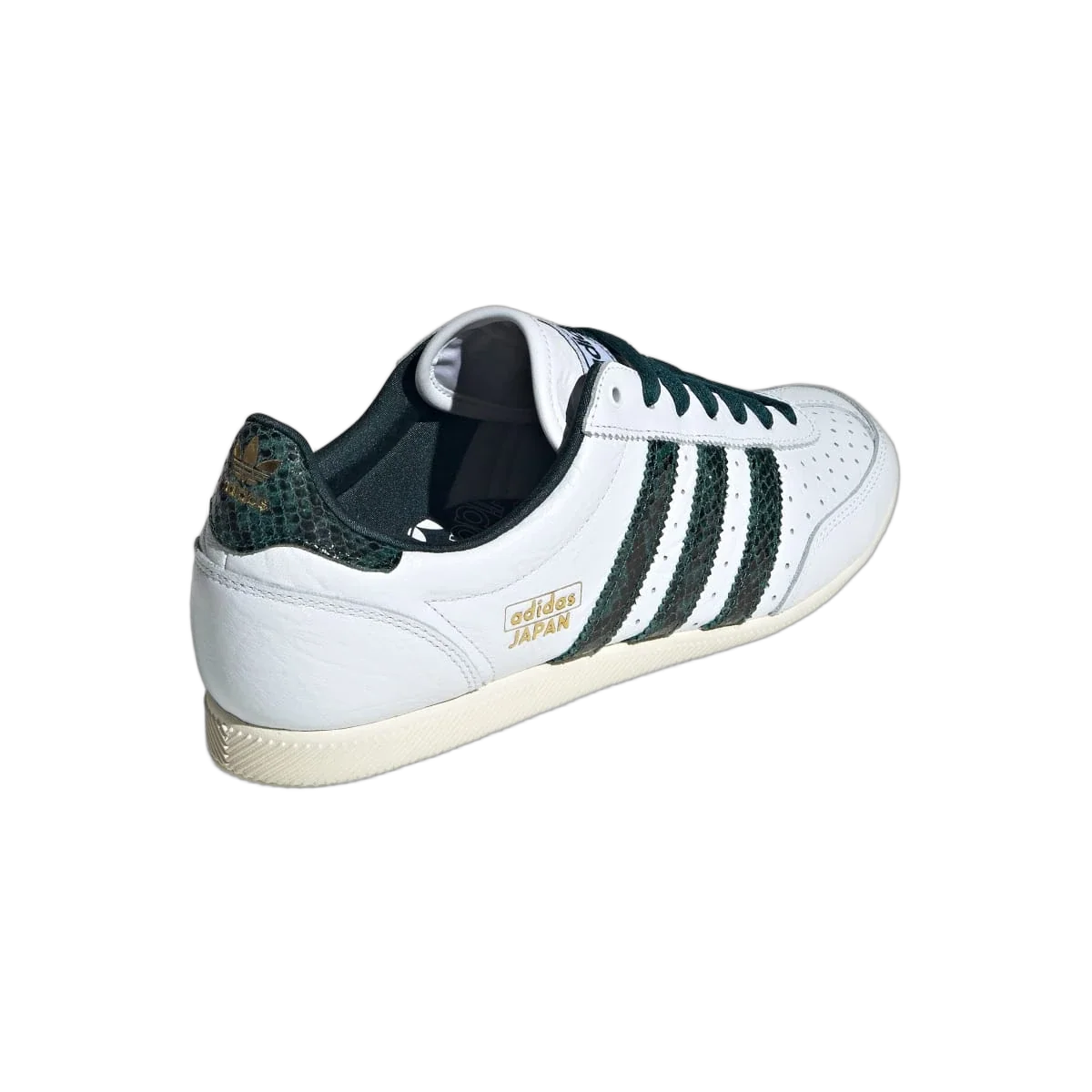 Overkicks - Adidas Japan White Aurora Ivy Snakeskin (Womens) (JQ9062) - vista superior