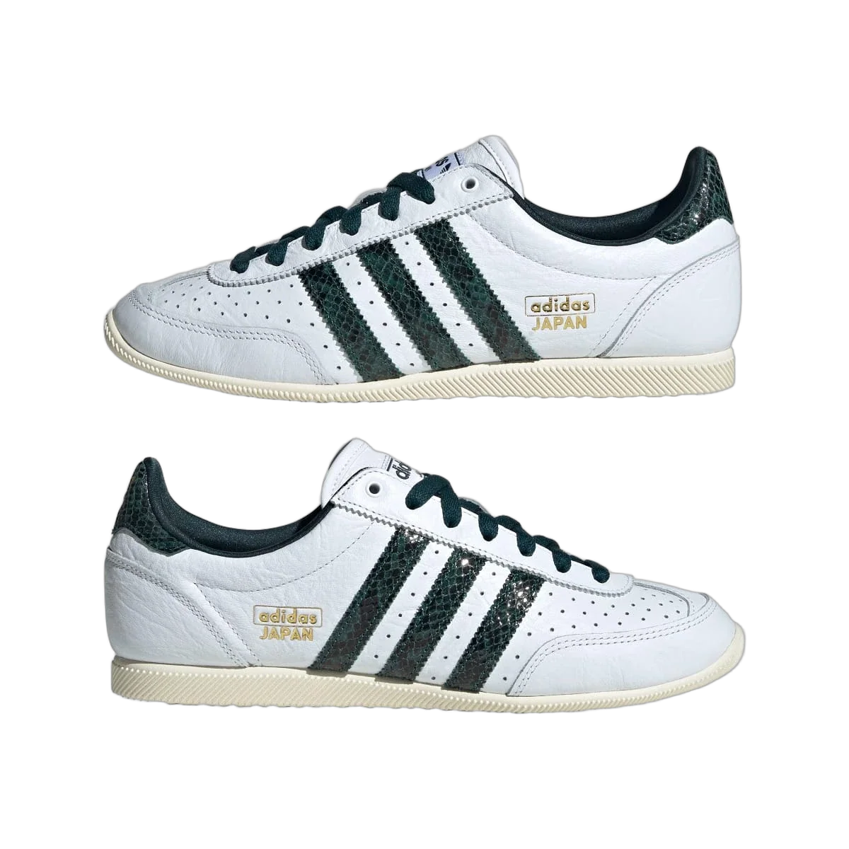 Overkicks - Adidas Japan White Aurora Ivy Snakeskin (Womens) (JQ9062) - detalle lateral interior