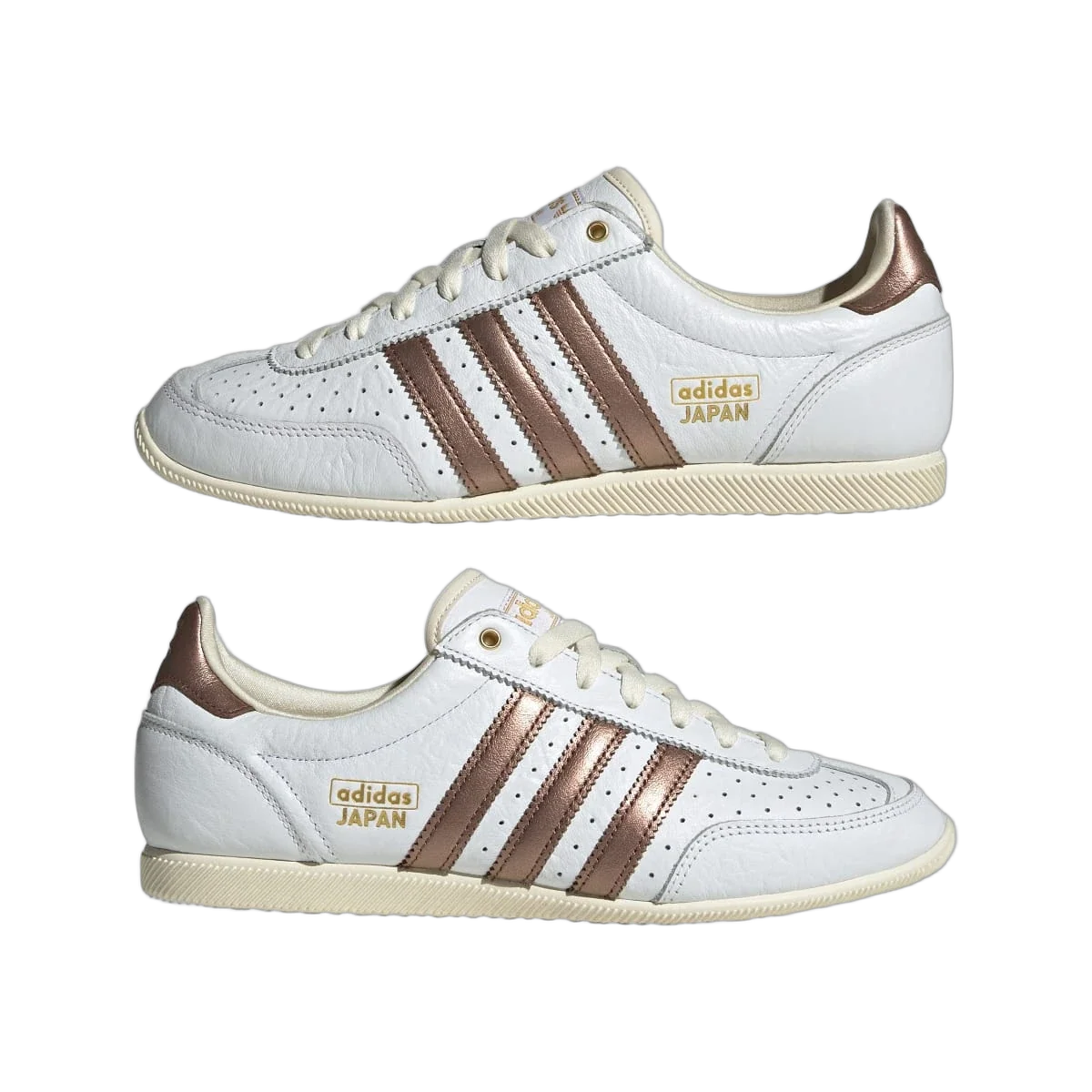 Overkicks - Adidas Japan White Preloved Brown (Womens) (JQ9025) - detalle lateral interior