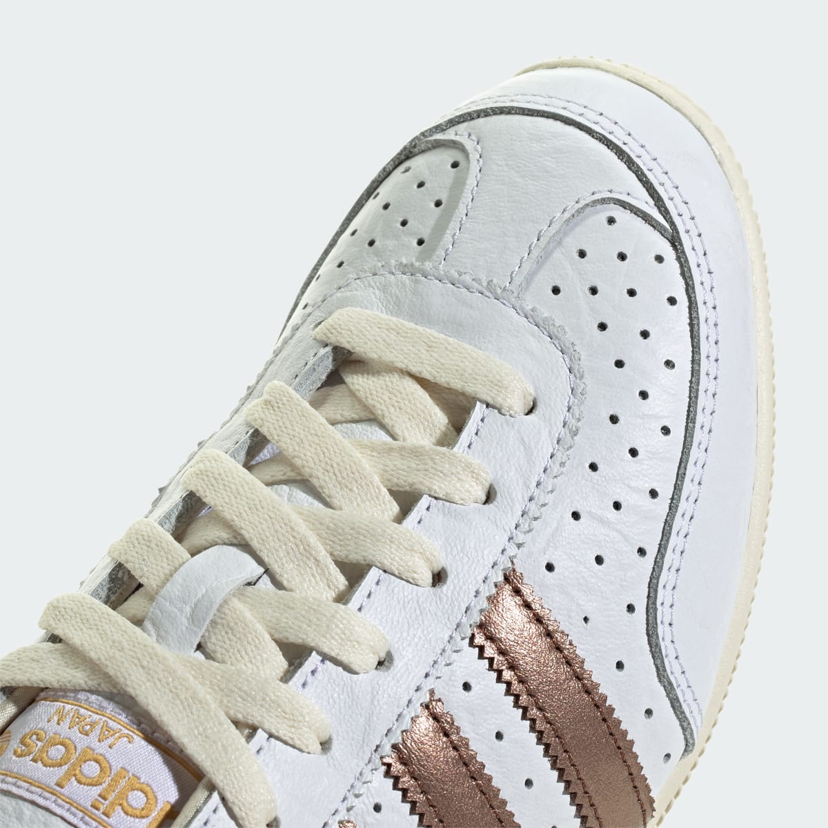 Overkicks - Adidas Japan White Preloved Brown (Womens) (JQ9025) - detalle